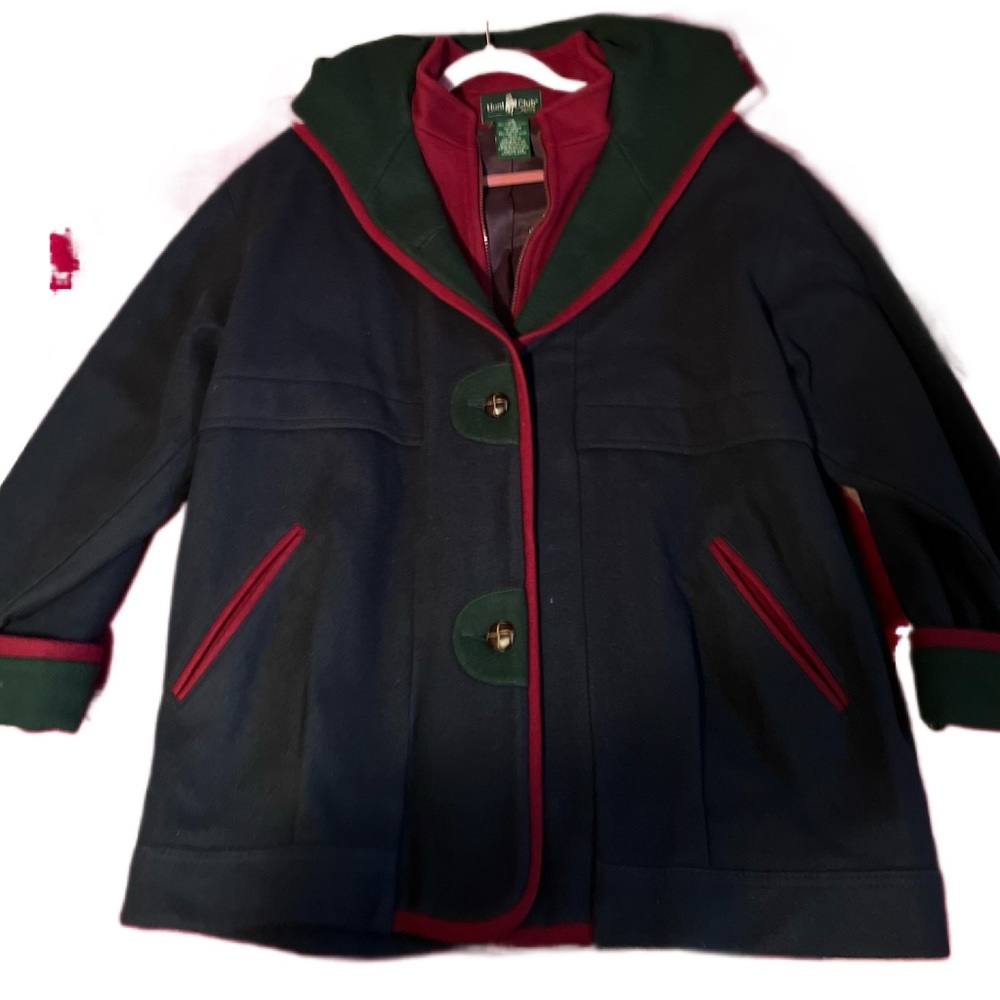 Hunter club heavy pure wool coat